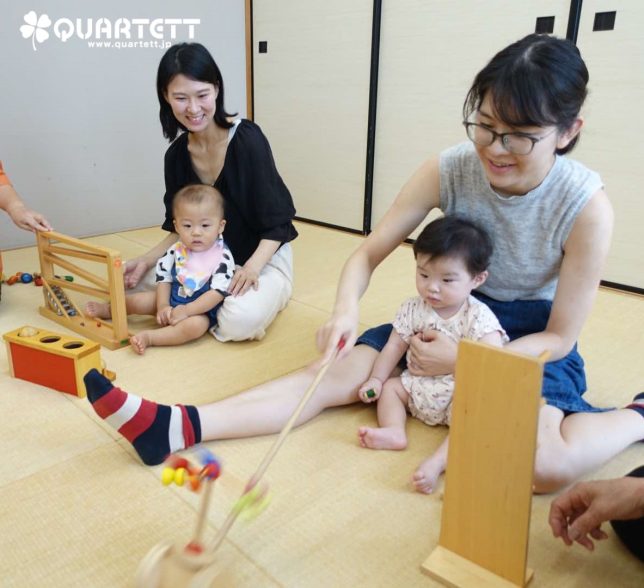 カルテット幼児教室_木のおもちゃ_赤ちゃん