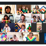 画面がネフの積木でいっぱいに!ネフ社パトリック社長との特別ミーティング